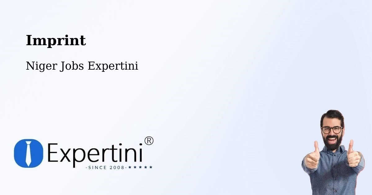 Imprint – Maradi - Niger Jobs Expertini