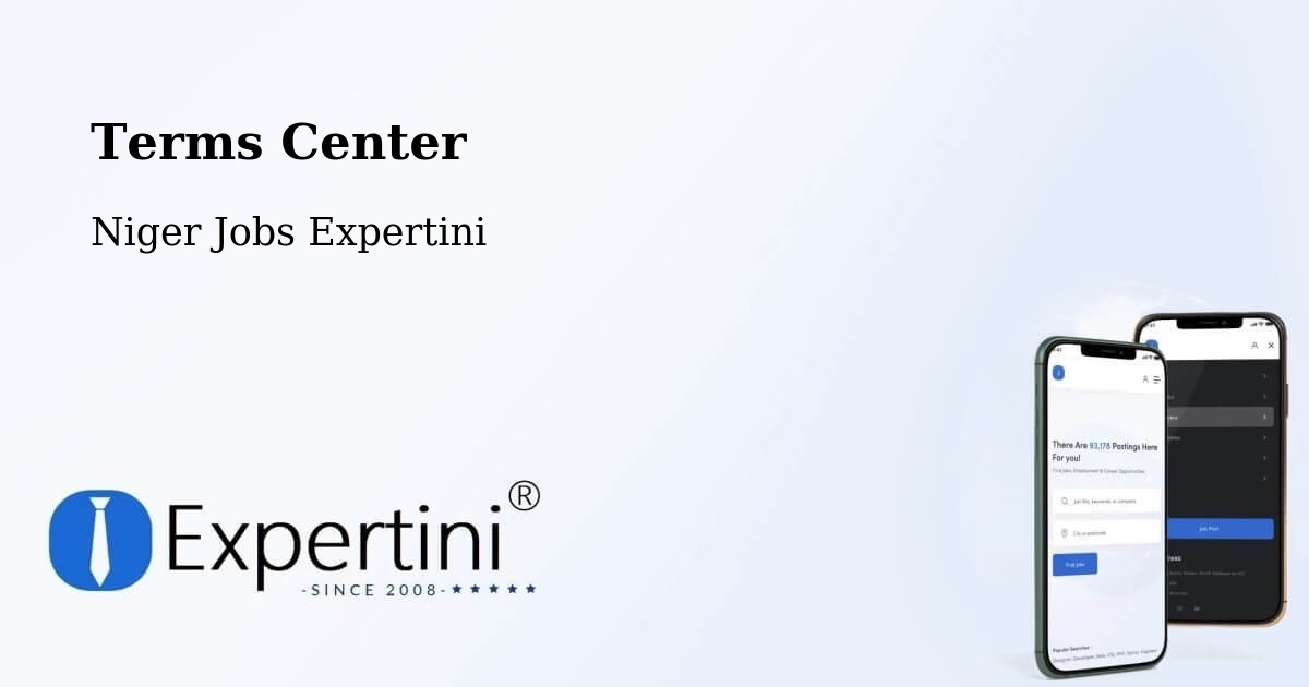 Terms of Service – Maradi - Niger Jobs Expertini